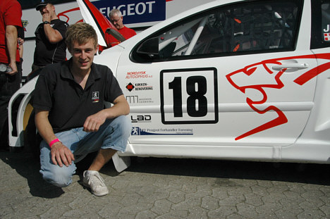 Morten Jespersen kommer til start i sin voldsomme Peugeot 207 T 4WD fra EM-løbene.
